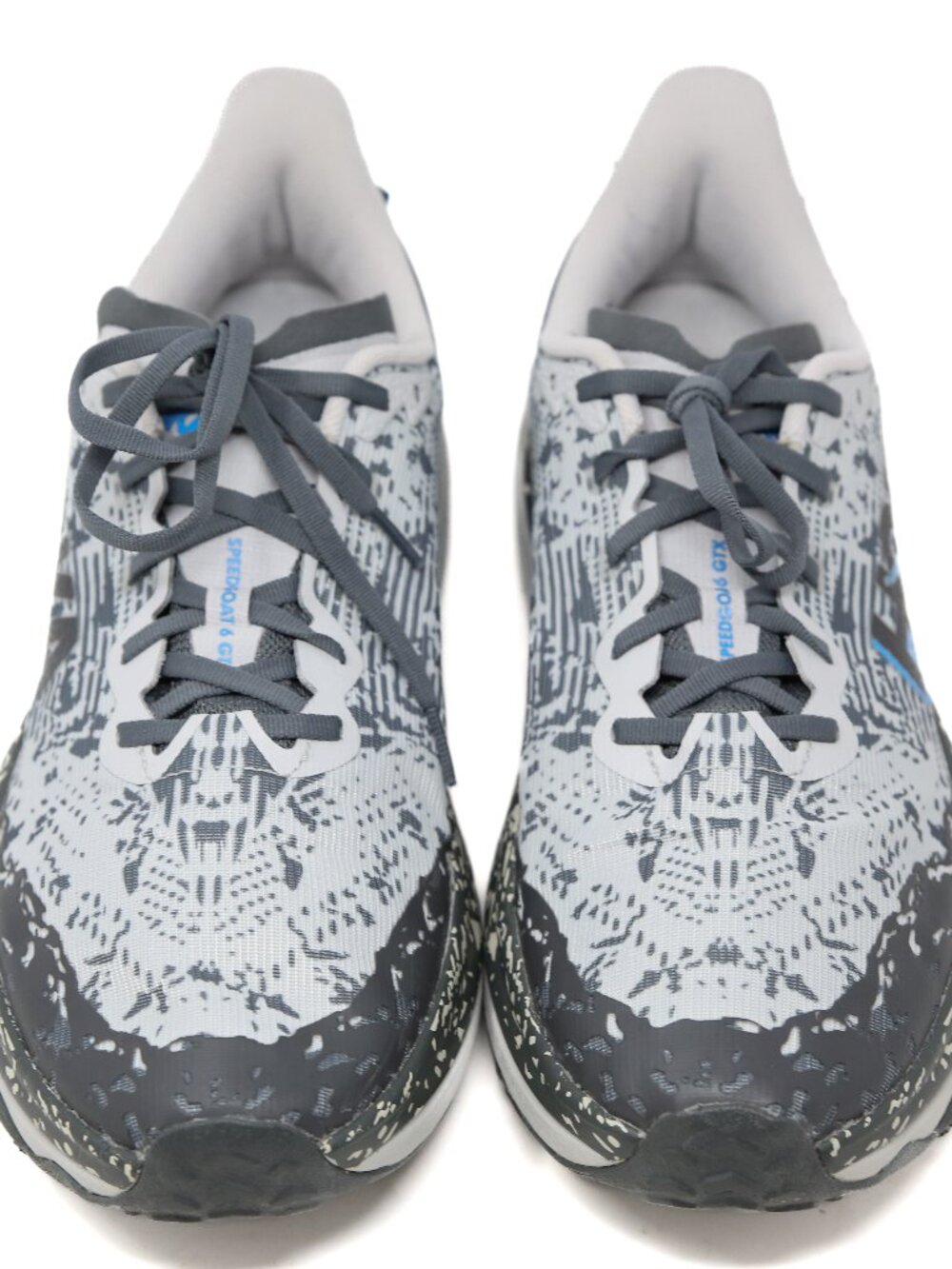 Hoka Speedgoat 6 GTX Men's Sneakers Athletic Shoes Size 12.5 D Gray Blue EUC